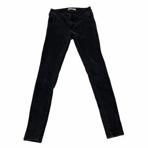 HOLLISTER skinny jeans black wash sz 1s